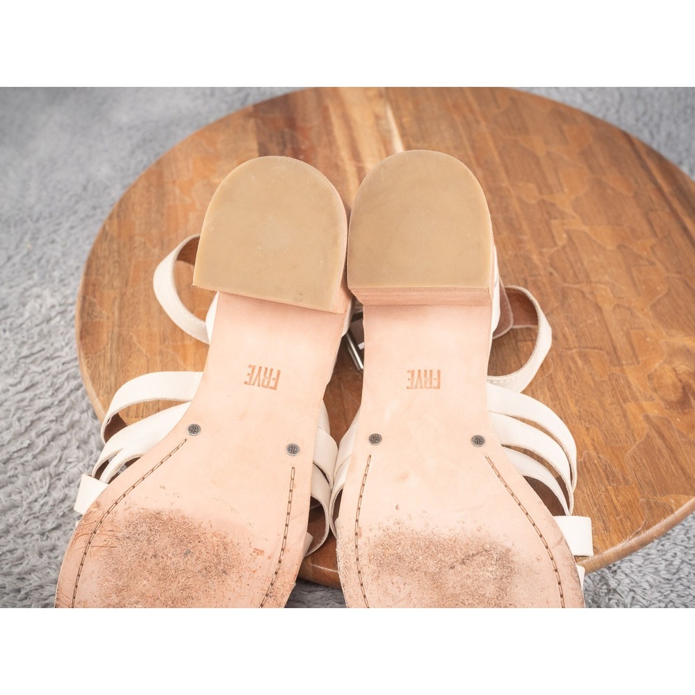 Frye Bianca Huarache 2 Piece Heeled Leather Sandal SIZE 10 - Picture 11 of 11